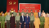 Biểu dương chức sắc, tín đồ tiêu biểu phong trào bảo vệ ANTQ tỉnh Hà Nam