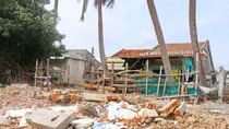 Làng biển Mỹ Quang Nam mong ước một bờ kè chắn sóng