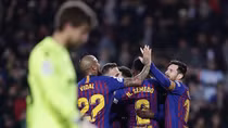 Đánh bại Levante, Barca giành vé vào Tứ kết Cúp nhà Vua