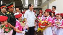 Chủ tịch nước Trần Đại Quang chúc Tết Trung thu thiếu niên, nhi đồng
