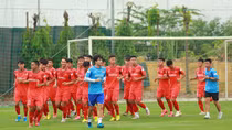 Thày Park ở đâu trong buổi tập đầu tiên của U22 Việt Nam