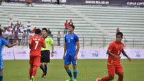 Myanmar hạ Singapore trong trận mở màn SEA Games 29