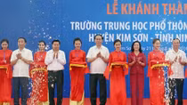 Chủ tịch nước Trần Đại Quang dự khánh thành trường học tại Ninh Bình