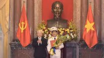 Trao Quyết định thăng cấp bậc hàm Thượng tướng đối với Thứ trưởng Nguyễn Văn Sơn