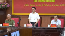 Gặp mặt CLB sĩ quan cấp tướng Công an nhân dân quê hương Thái Bình