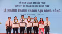 Kỷ niệm 5 năm tái cấu trúc Công ty CP Du lịch Đồng Tháp và lễ khánh thành khách sạn Bông Hồng