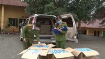 Bắt nhiều vụ nước rửa tay và khẩu trang không rõ nguồn gốc