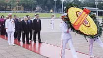 Lãnh đạo Đảng, Nhà nước dâng hương tưởng niệm Chủ tịch Hồ Chí Minh