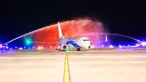 Sân bay Vân Đồn đón chuyến bay quốc tế đầu tiên
