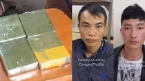 Giấu 4 bánh heroin trong bao gạo mang đi bán