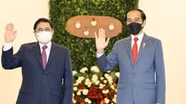 Thủ tướng Phạm Minh Chính gặp song phương Tổng thống Indonesia