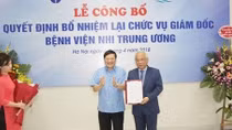 Ông Lê Thanh Hải được bổ nhiệm lại chức vụ Giám đốc BV Nhi Trung ương
