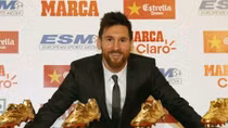 Messi đoạt chiếc giày vàng thứ 5