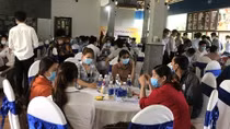 Bất chấp dịch bệnh, hơn 100 người vẫn tham gia sự kiện tại Bình Phước