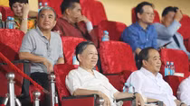 Bộ trưởng Tô Lâm dự khán trận Hà Nội - HAGL