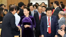 Chủ tịch Quốc hội dự lễ kỷ niệm Ngày Nhà giáo tại Học viện Tài chính