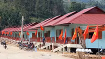Khánh thành khu dân cư mới tại Trà Leng