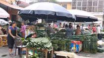 Chợ lá dong lâu đời của Hà Nội đìu hìu vắng khách