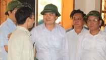 Thăm ngôi trường “chạy lũ” bùn ngập 1m trước ngày khai giảng