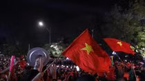 CĐV Hà Nội 'vỡ òa' trước chiến thắng đậm của U22 Việt Nam