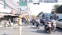 Công an TP HCM đảm bảo trật tự an toàn giao thông dịp cao điểm
