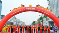 Khánh thành nối đường Nguyễn Văn Cừ đến đê Tả ngạn sông Hồng