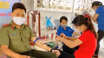 Thiếu úy Công an với 53 lần hiến máu tình nguyện