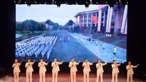 Hoành tráng đêm nghệ thuật “Bài ca nâng bước quân hành”