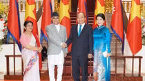 Thủ tướng Nguyễn Xuân Phúc đón, hội đàm với Thủ tướng Nepal