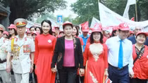 Chủ tịch Quốc hội dự Lễ phát động 'Tháng Nhân đạo' 2019