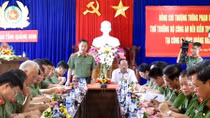 Thứ trưởng Phạm Dũng kiểm tra công tác Công an tại Quảng Nam