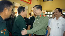 Bộ trưởng Tô Lâm thăm Trung tâm điều dưỡng thương binh ở Hà Nam