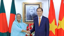Chủ tịch nước Trần Đại Quang hội đàm với Thủ tướng Bangladesh