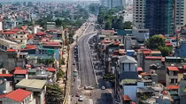 Cầu vượt An Dương trước ngày thông xe