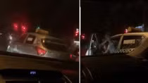 Tài xế taxi Thanh Nga hung hăng đòi đốt xe người dừng đèn đỏ
