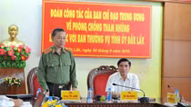 Ban chỉ đạo Trung ương phòng, chống tham nhũng làm việc tại Đắk Lắk