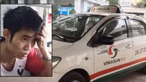 Dùng dây dù xiết cổ tài xế taxi định cướp tài sản