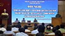 Công an Cẩm Phả lắng nghe ý kiến đóng góp của nhân dân