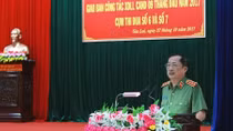 Giao ban công tác XDLL CAND cụm thi đua số 6 và 7
