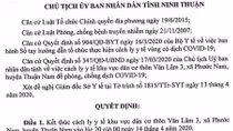 Gỡ bỏ cách ly y tế thôn Văn Lâm 3 ở Ninh Thuận 