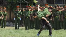 Mãn nhãn với màn trình diễn võ thuật của Cảnh sát bảo vệ mục tiêu