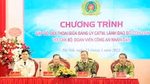 Cuộc đối thoại thân tình, giải đáp nhiều vấn đề “nóng” của thanh niên Công an