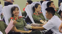 Hơn 800 cán bộ, học viên Học viện An ninh hiến máu vì đồng đội