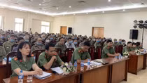Công an quận Đống Đa tập huấn pháp luật, nghiệp vụ cho lực lượng bảo vệ dân phố