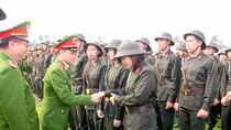 Hơn 500 tân binh bước vào khoá huấn luyện tại Bộ Tư lệnh CSCĐ