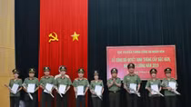Cục Truyền thông CAND công bố Quyết định thăng cấp bậc hàm, nâng bậc lương