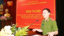 Phát lệnh ra quân bảo đảm ANTT Ngày bầu cử trong toàn lực lượng Cảnh sát cơ động