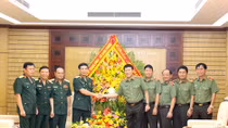 Bộ Quốc phòng chúc mừng Bộ Công an nhân kỷ niệm 75 năm Ngày truyền thống CAND