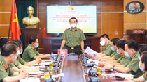 Thứ trưởng Trần Quốc Tỏ làm việc với Truyền hình, Phát thanh, Điện ảnh CAND