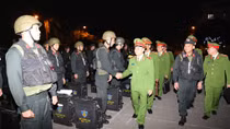 CSCĐ ứng trực đảm bảo trật tự an toàn trong dịp Tết Nguyên đán Kỷ Hợi 